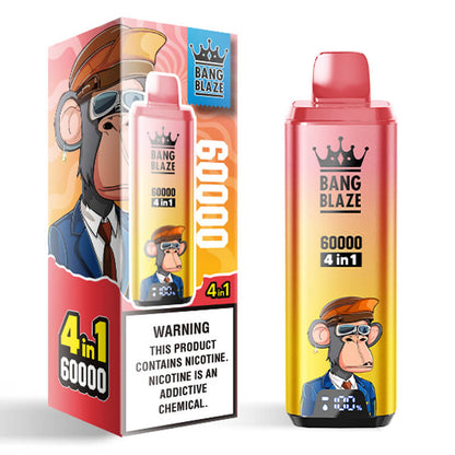 Bang Blaze 60000 Puffs 4in1 Flavor Disposable Vape