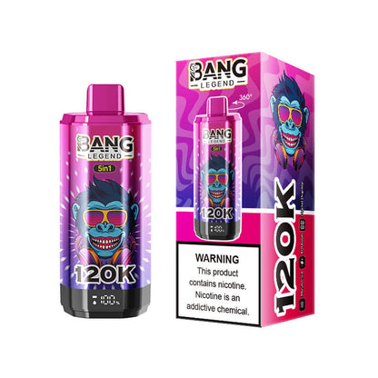 Bang Legend 120000 Puffs 5 Flavors Disposable Vape