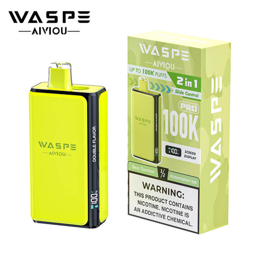 WASPE 100K Pro 2in1 Disposable Vape 100000 Puffs