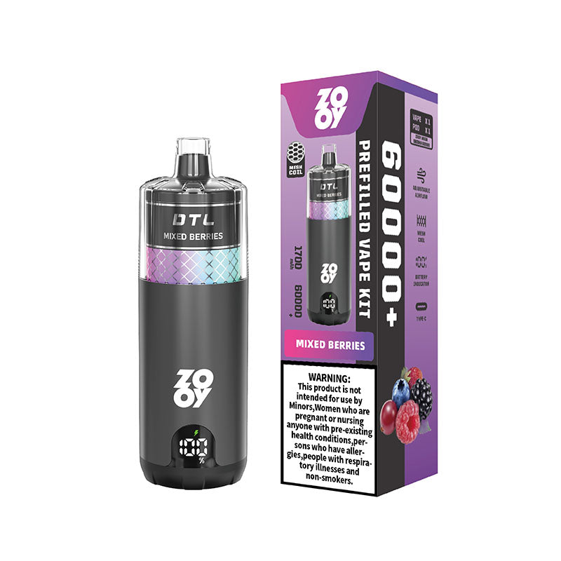 Zooy Mega Shisha 60000 Puffs Disposable Vape